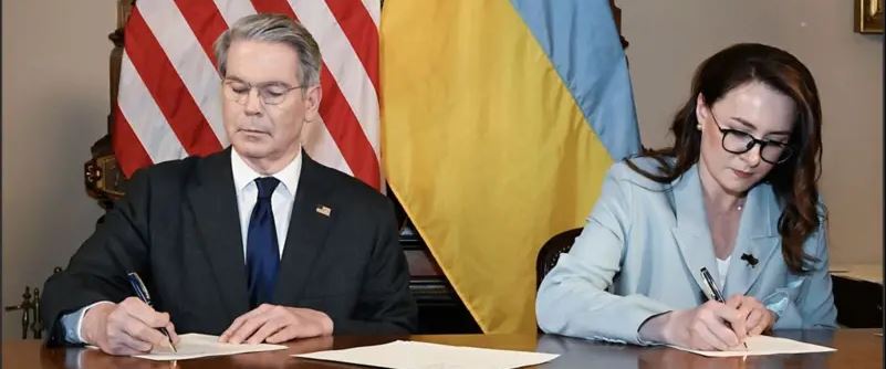 Ukraines minerals now US owned