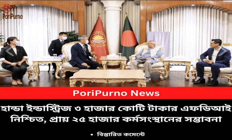 fdi investment handa industries