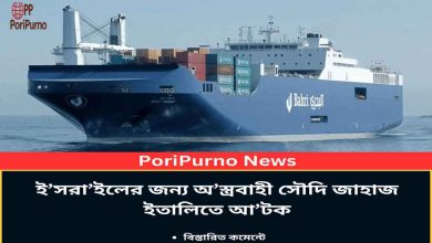 saudi ship carrying israel weapons